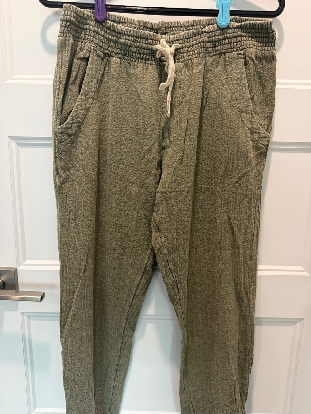Rip Curl Olive Drawstring Joggers